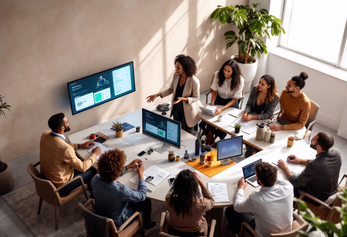 image of tech solutions demonstration (for a hr tech)